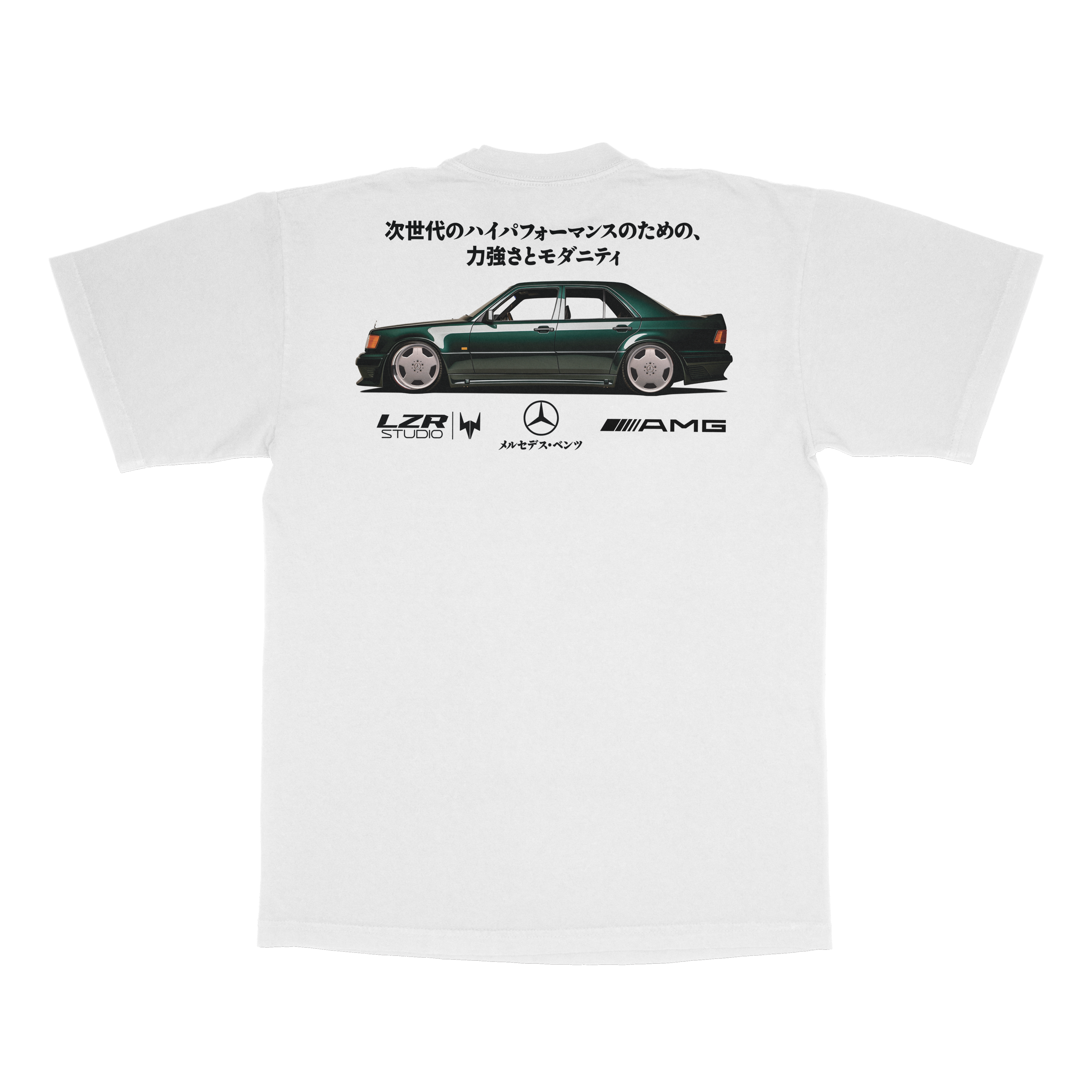 MERCEDES-BENZ 300E AD T-SHIRT - WHITE