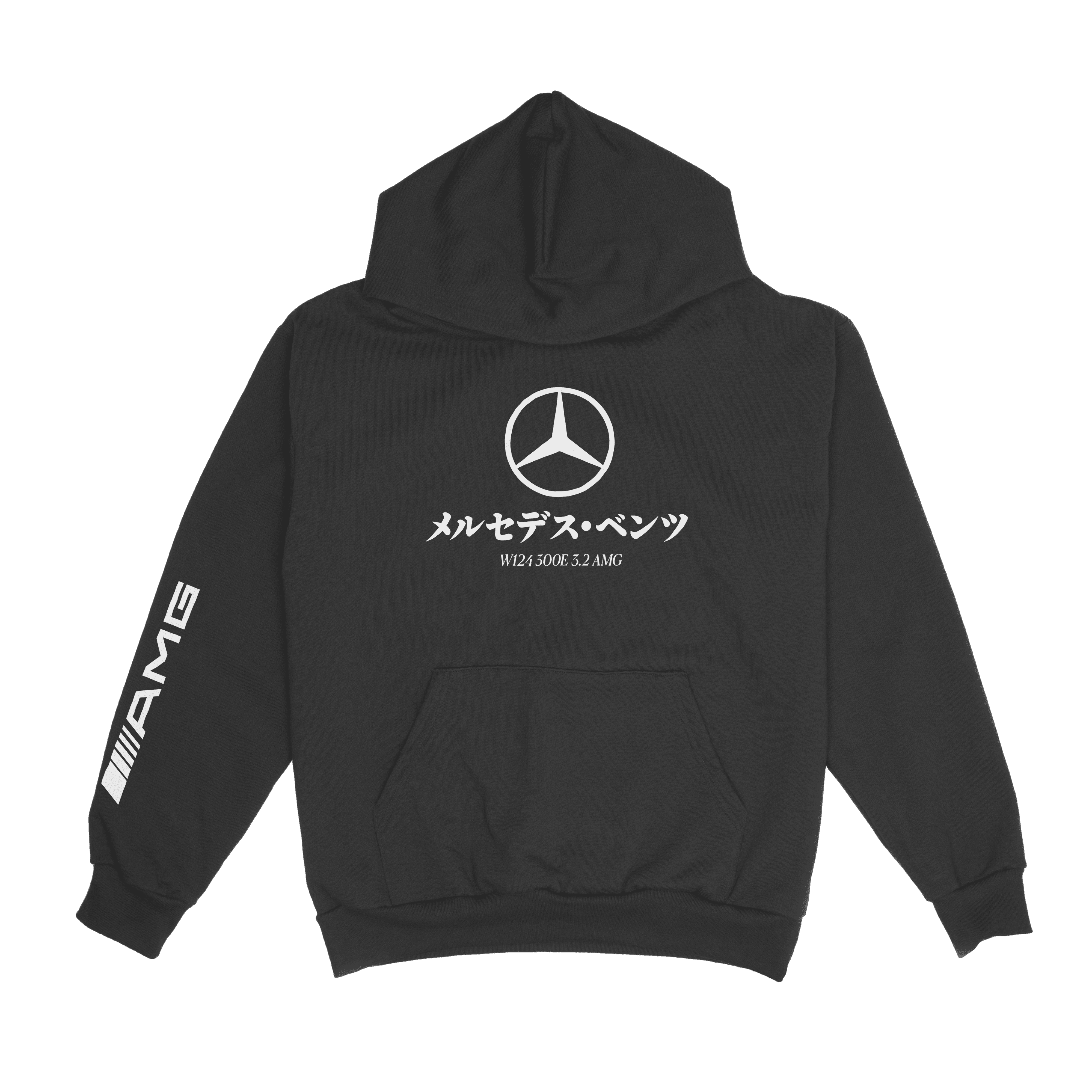MERCEDES-BENZ 300E AMG HOODIE - DARK GREY