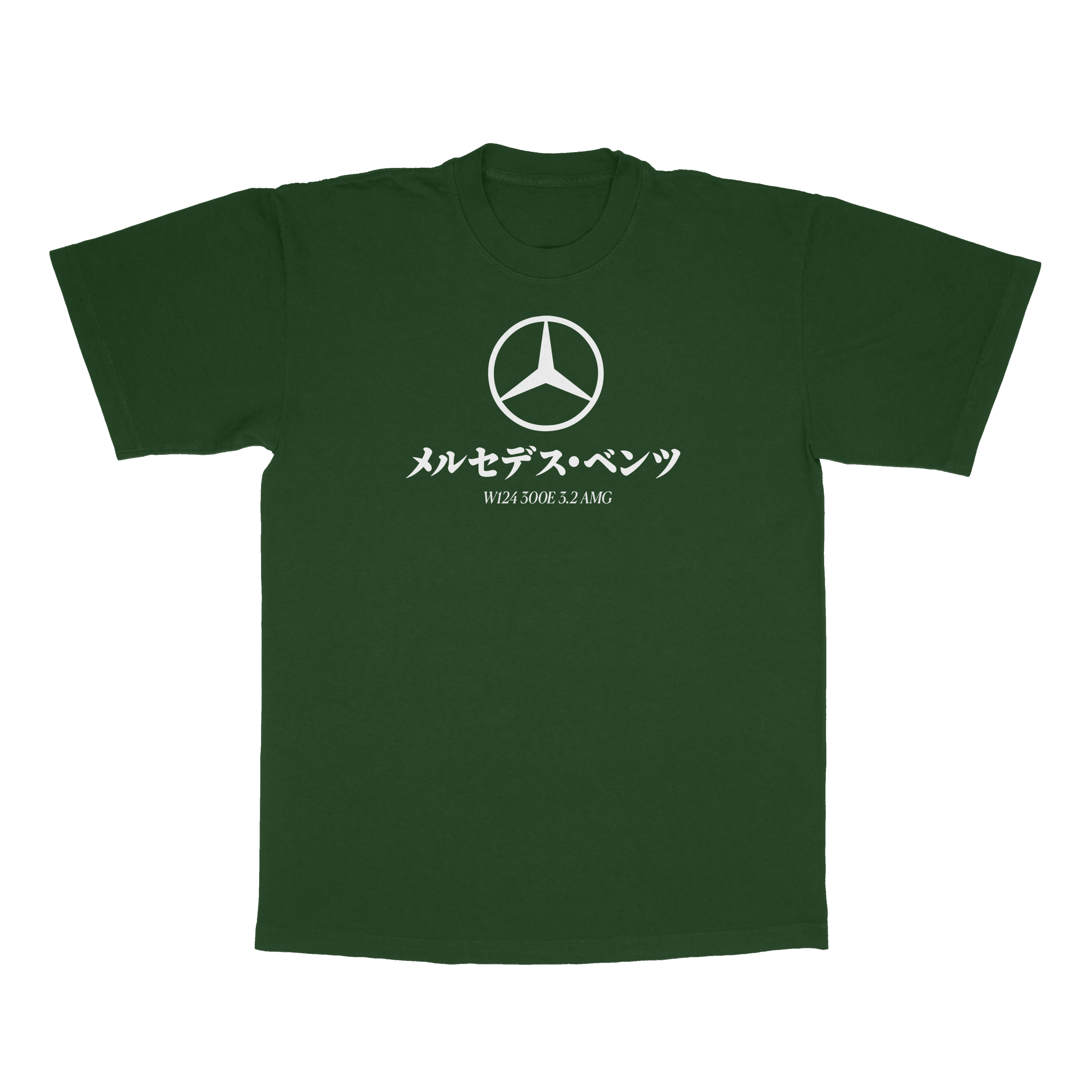 MERCEDES-BENZ 300E T-SHIRT - PINE GREEN