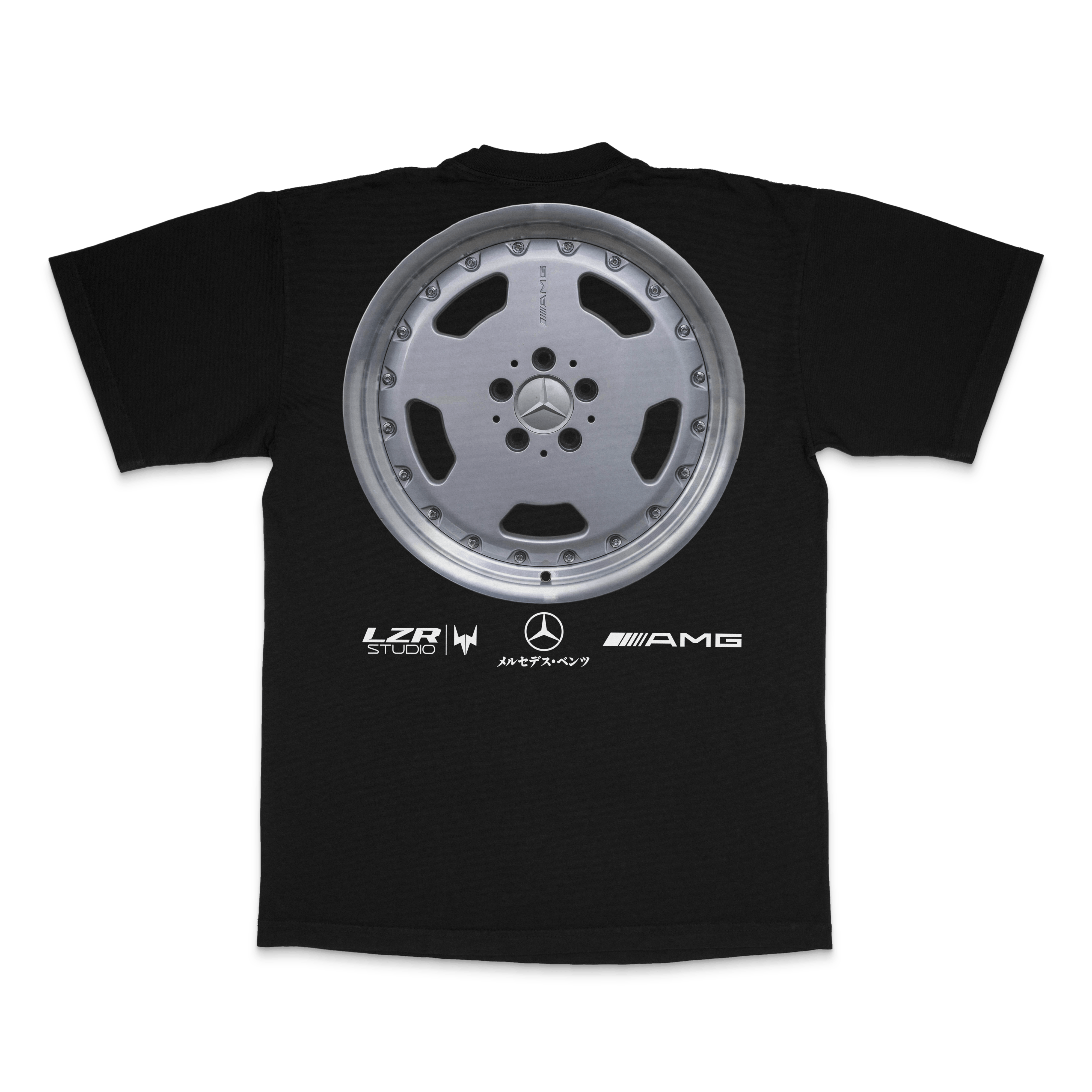 MERCEDES-BENZ AERO II BBS 2-PIECE T-SHIRT - BLACK