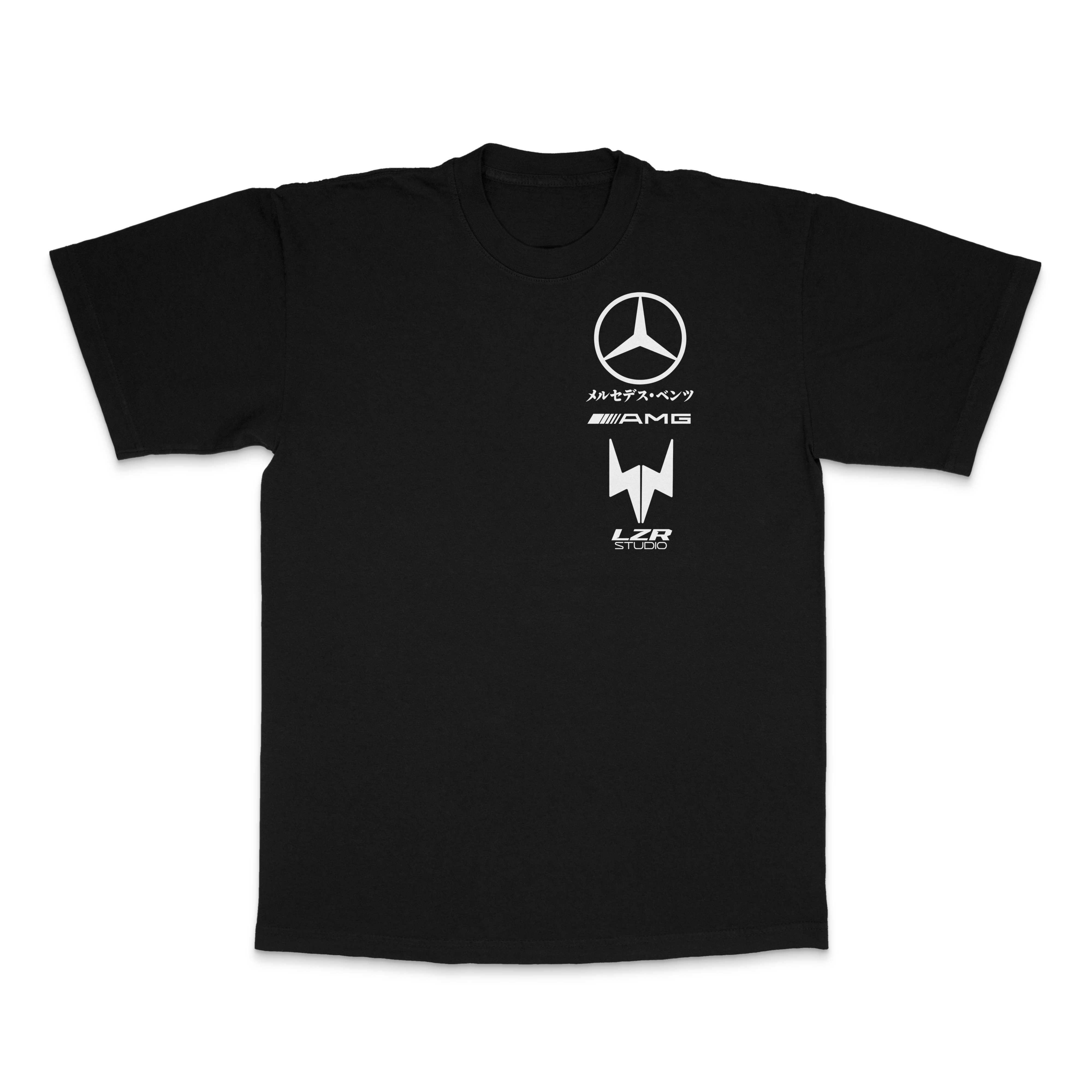 MERCEDES-BENZ AERO II BBS 2-PIECE T-SHIRT - BLACK