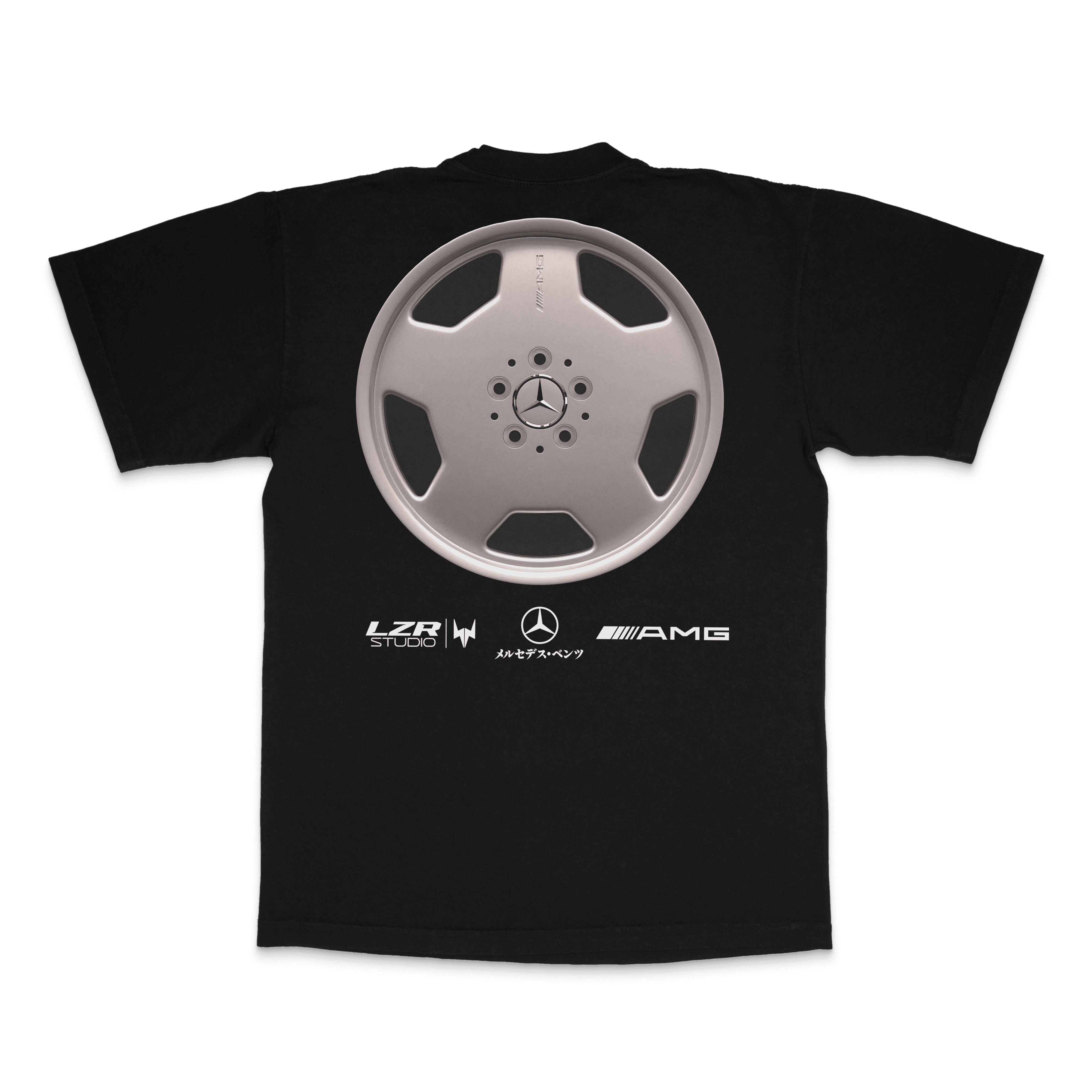 MERCEDES-BENZ AERO II T-SHIRT - BLACK