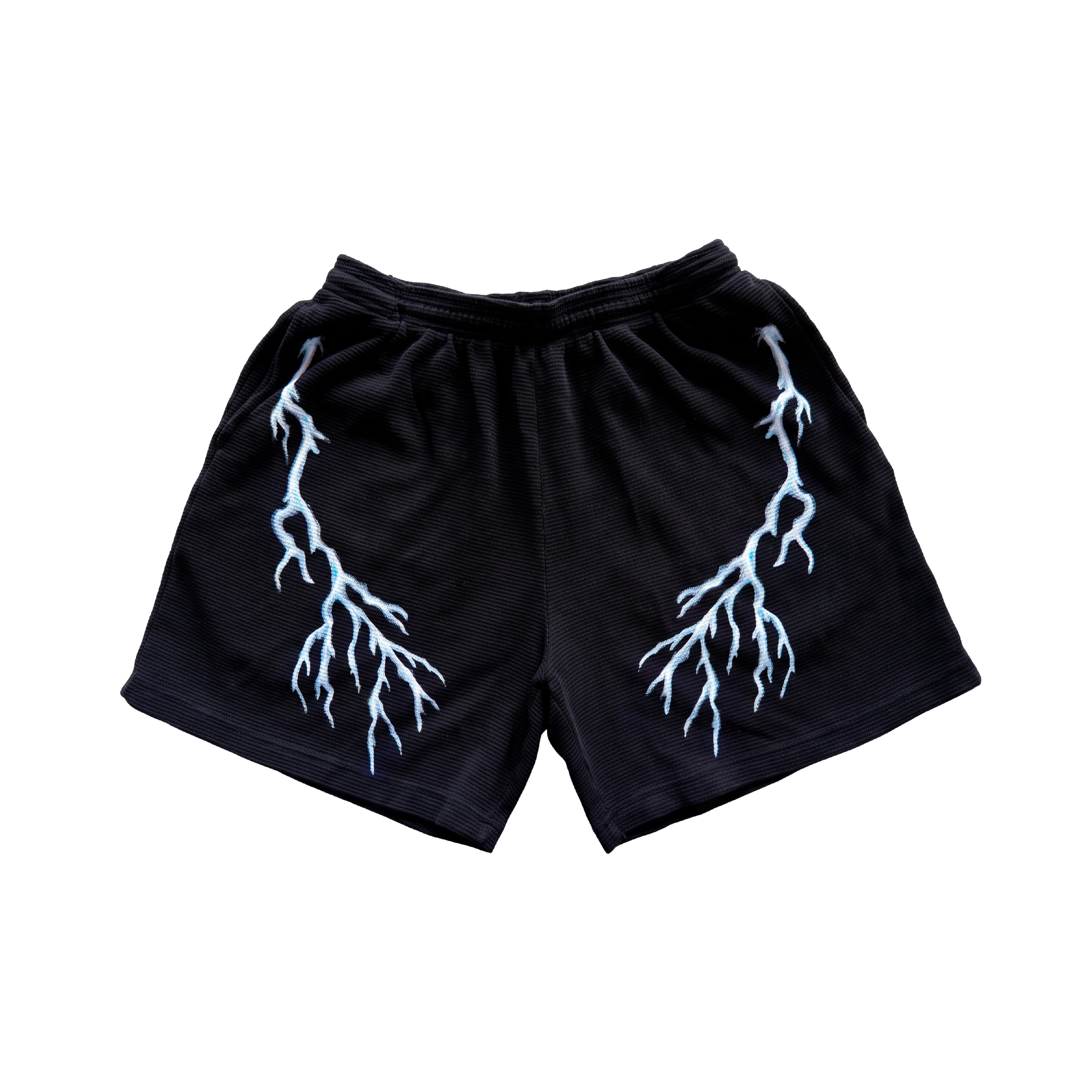 TST F.C. LIGHTNING SHORTS - BLACK – LZR Studio