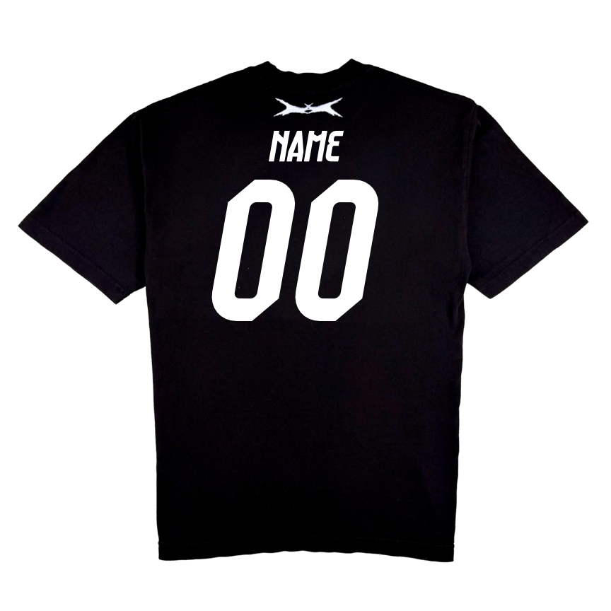 EX NIXUS CREST TEE - BLACK