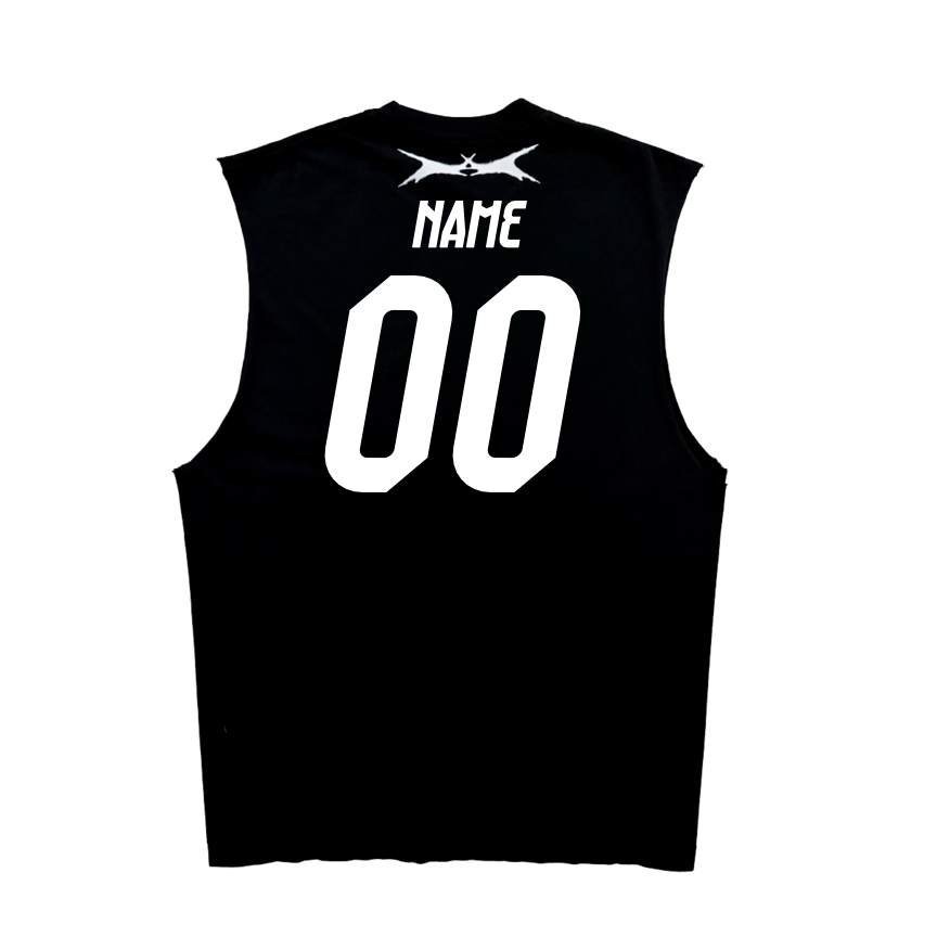 MEXICO SLEEVELESS TEE - BLACK